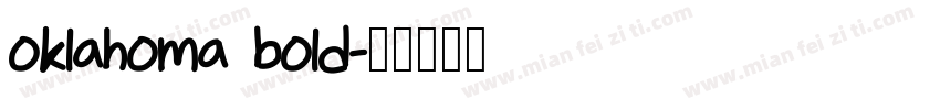oklahoma bold字体转换